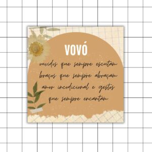 Azulejo Decorativo – Vovó