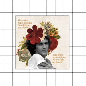 Azulejo Decorativo Alegria, Alegria – Caetano Veloso