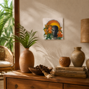 Azulejo Decorativo Andar com Fé – Gilberto Gil- Dupla face ou Moldura