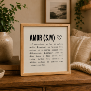 Azulejo Decorativo Significado de Amor – Dupla face ou Moldura