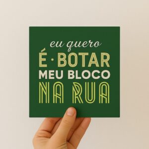 Azulejo Decorativo – Meu Bloco na Rua