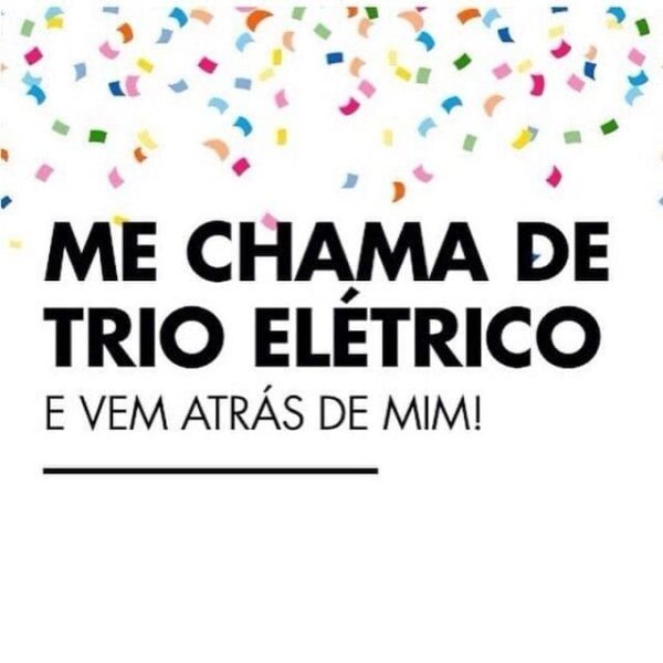 Azulejo Decorativo - Me Chama de Trio Elétrico