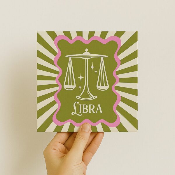 Arte do azulejo decorativo Signo de Libra