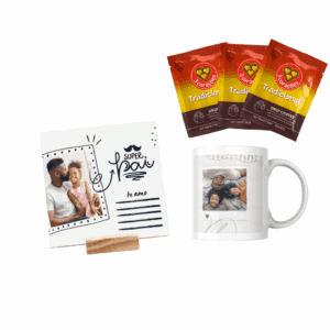 Combo Dia dos Pais Personalizado – Caneca + Drip Coffe + Sua Foto