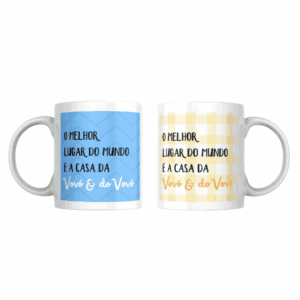Combo Caneca Personalizada - Vó e Vô