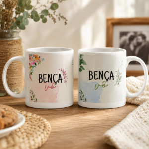 Combo Caneca Bença Vó e Bença Vô
