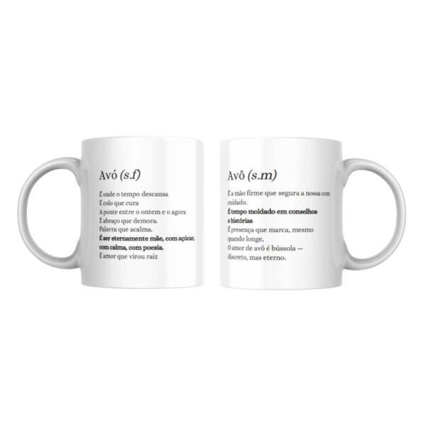 combo caneca vô e vó