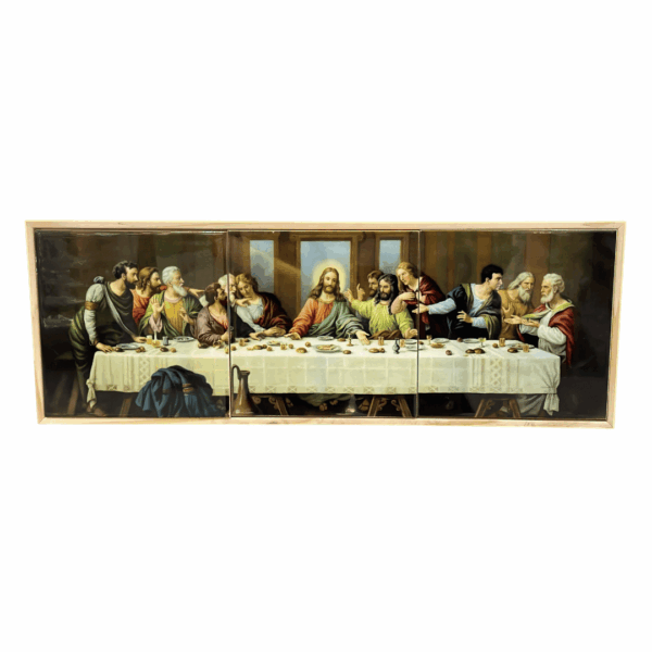 Mural de Azulejos Decorativos - Santa Ceia - 15x45