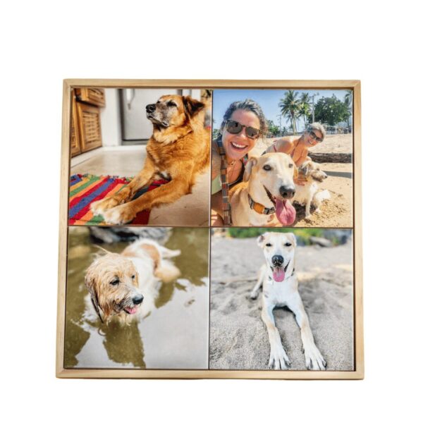 Mural Personalizado com 4 Azulejos + Moldura - 30x30