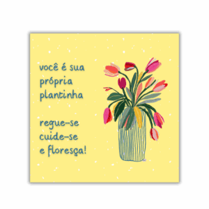 Azulejo Decorativo - Plantinha