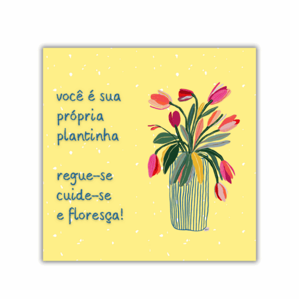 Azulejo Decorativo - Plantinha