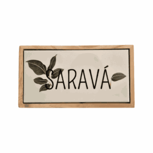 Azulejo Decorativo + Moldura – Saravá