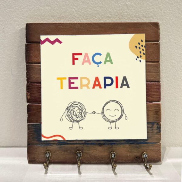 Azulejo Decorativo - Faça Terapia