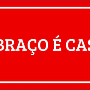 Arte do trio de Azulejos Plaquinhas Frases Inspiradoras: Abraço é Casa