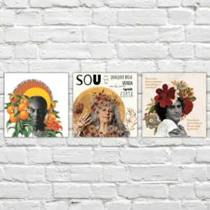 Trio de Azulejos de Música – Escolha seus Artistas
