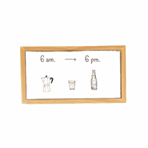 Azulejo Decorativo + Moldura – 6AM – 6PM