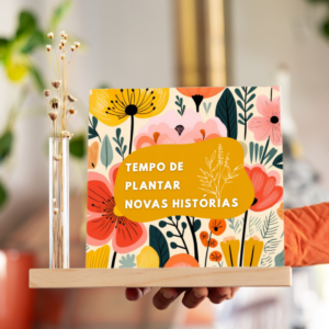 Azulejo Decorativo Tempo de Plantar Novas Histórias – Base Flor