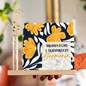 Azulejo Decorativo Organiza o Caos e Transforma em Harmonia – Base Flor