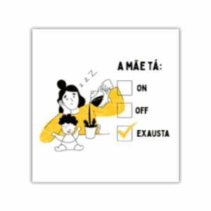 Azulejo Decorativo – A Mãe tá Off!