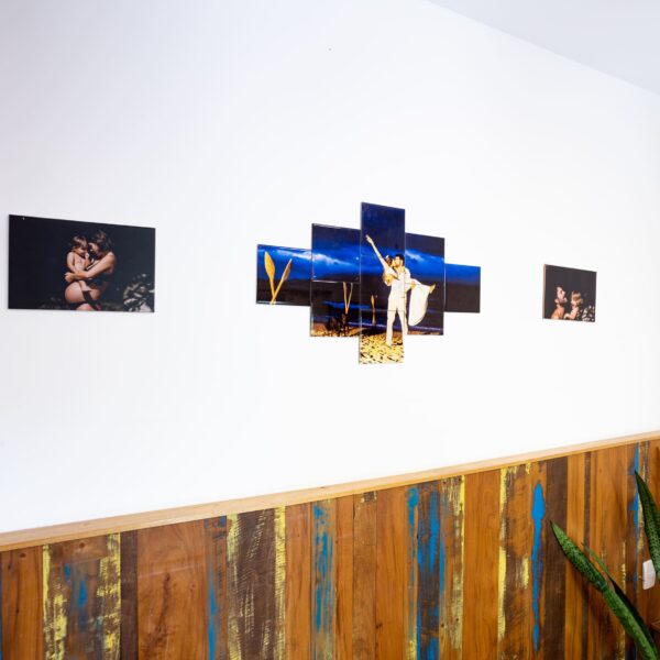 Mural Personalizado com 9 Azulejos Sua Foto em 9 Partes decorando o cantinho da casa