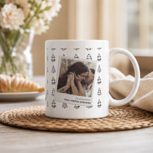Caneca Personalizada Te Encontrei, Meu Melhor Presente – Com Sua Foto