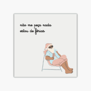 Azulejo Decorativo – Férias do Papai Noel