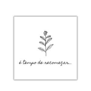 Azulejo Decorativo – Tempo de Recomeçar