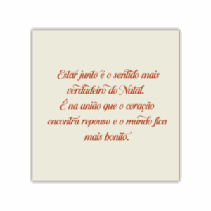 Azulejo Decorativo – Sentido do Natal