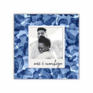 Azulejo Decorativo – Mãe é Aconchego *com sua foto