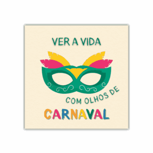 Azulejo Decorativo – Olhos de Carnaval