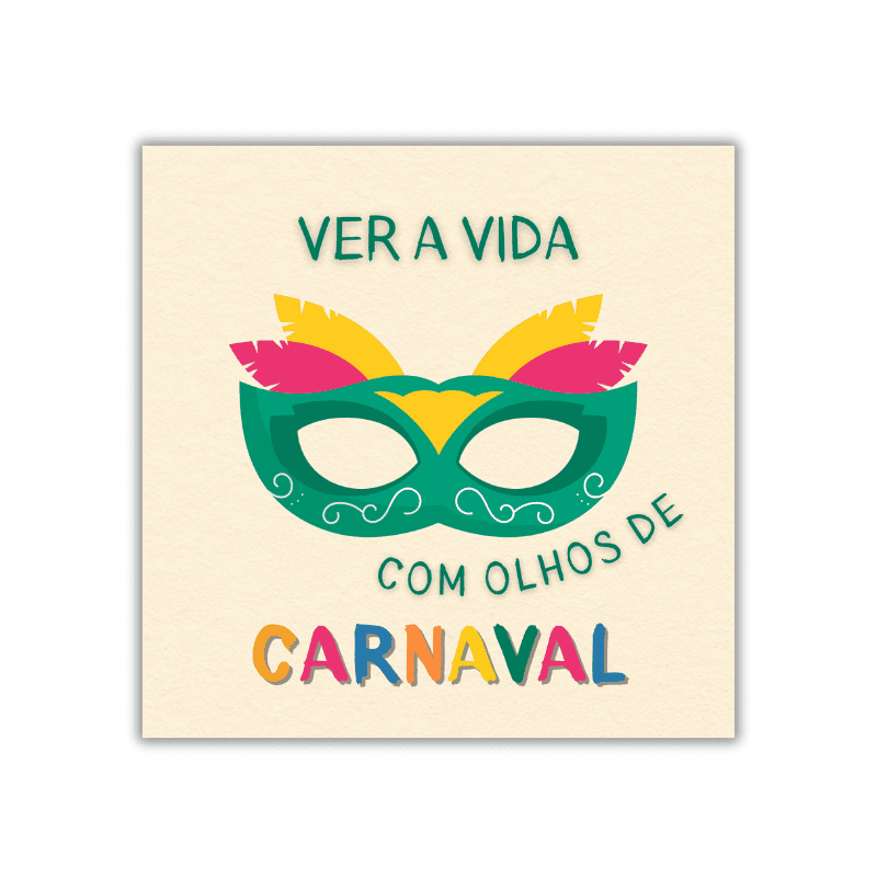 Azulejo Decorativo - Olhos de Carnaval