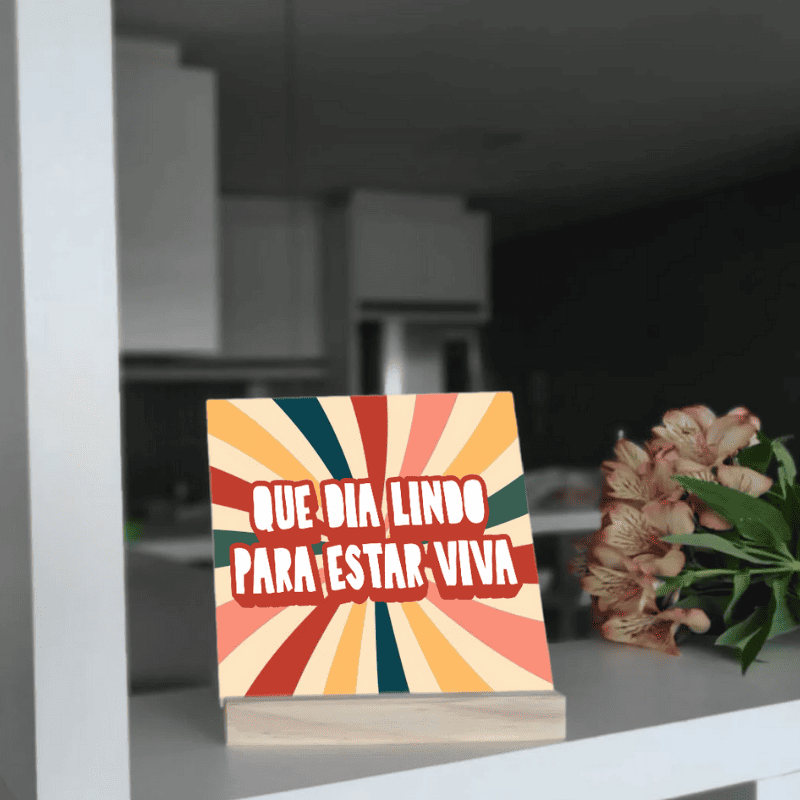 Azulejo Decorativo - Estar Viva - Imagem 7