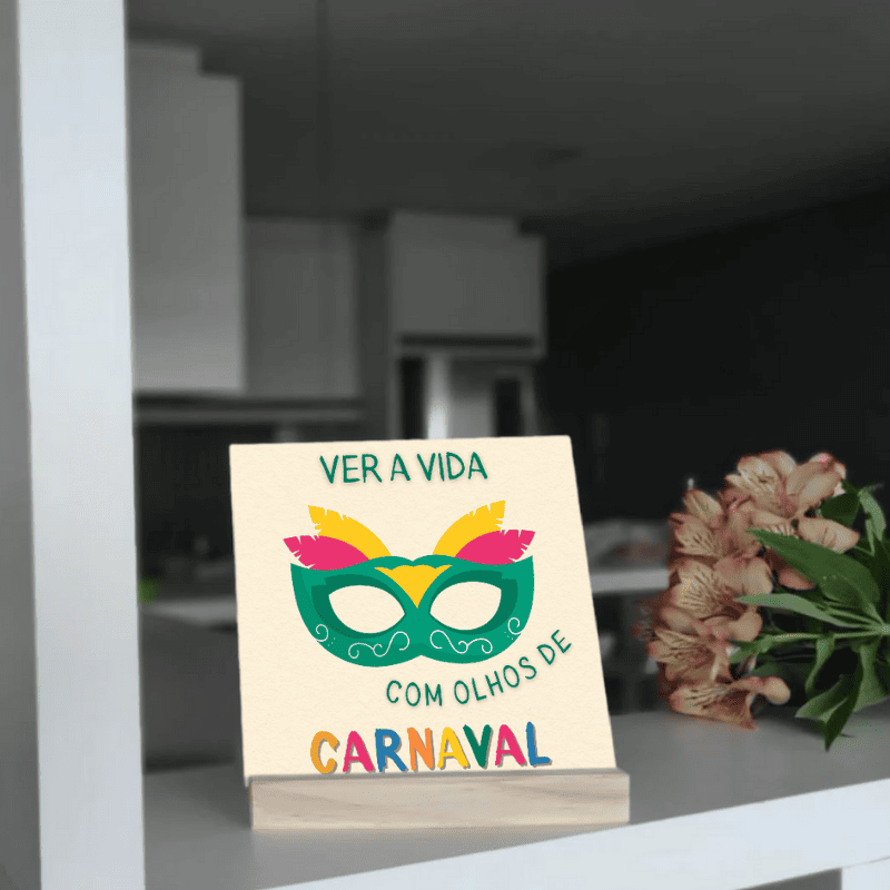 Azulejo Decorativo - Olhos de Carnaval - Imagem 7