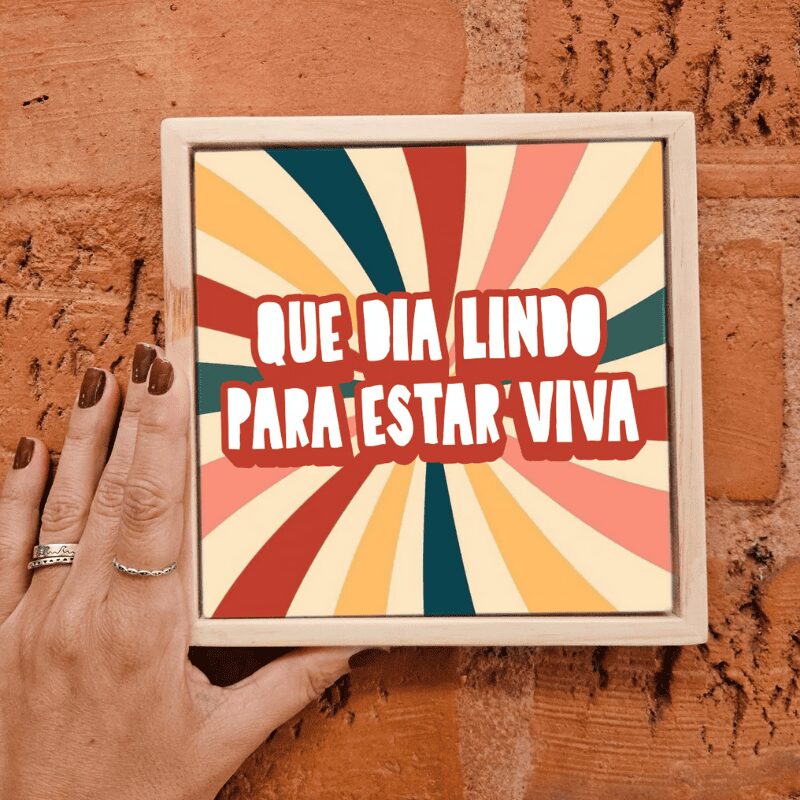 Azulejo Decorativo - Estar Viva - Imagem 6