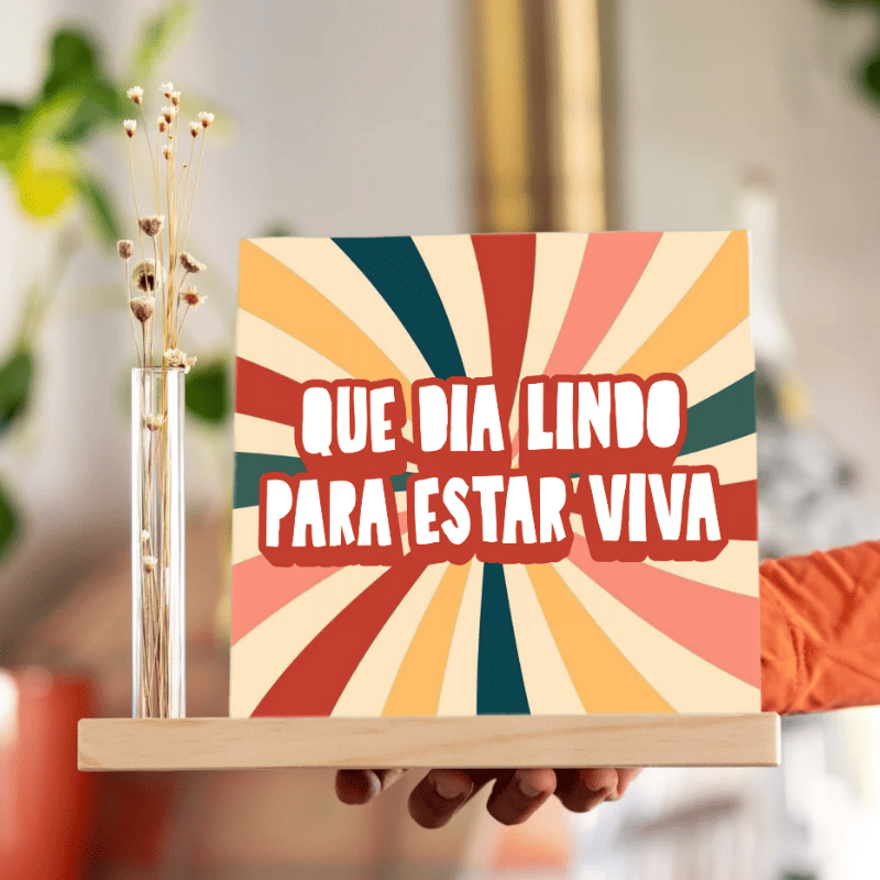 Azulejo Decorativo - Estar Viva - Imagem 5