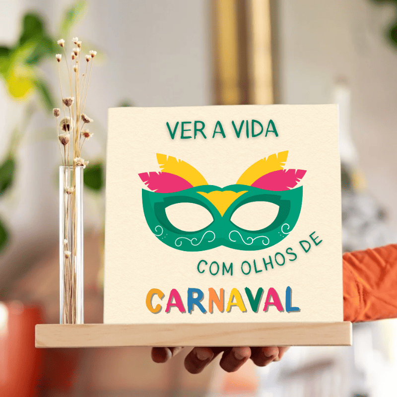 Azulejo Decorativo - Olhos de Carnaval - Imagem 5