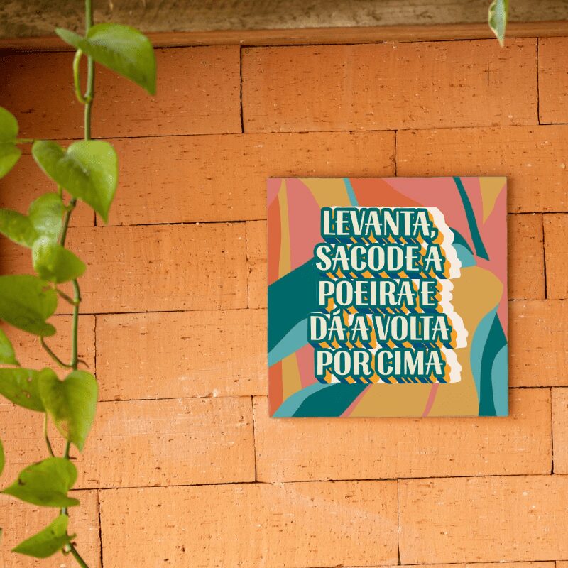 Azulejo Decorativo - Volta Por Cima - Imagem 4