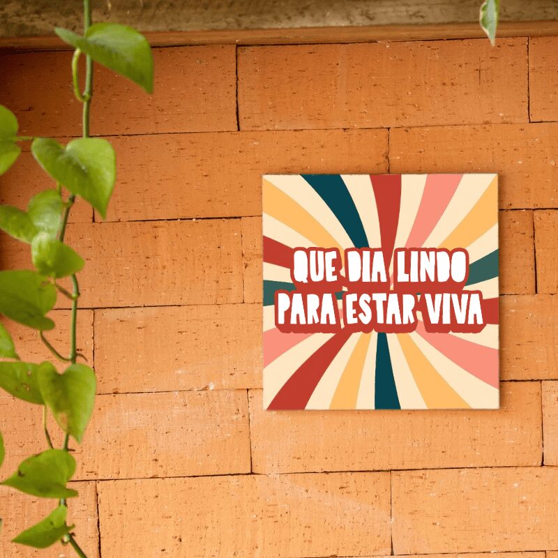 Azulejo Decorativo - Estar Viva - Imagem 4