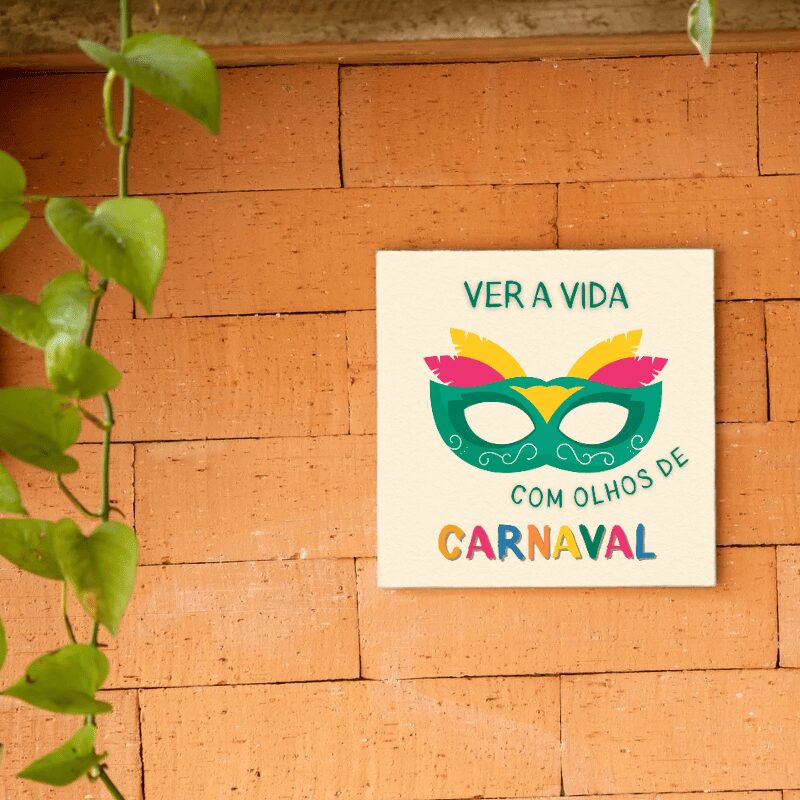 Azulejo Decorativo - Olhos de Carnaval - Imagem 4