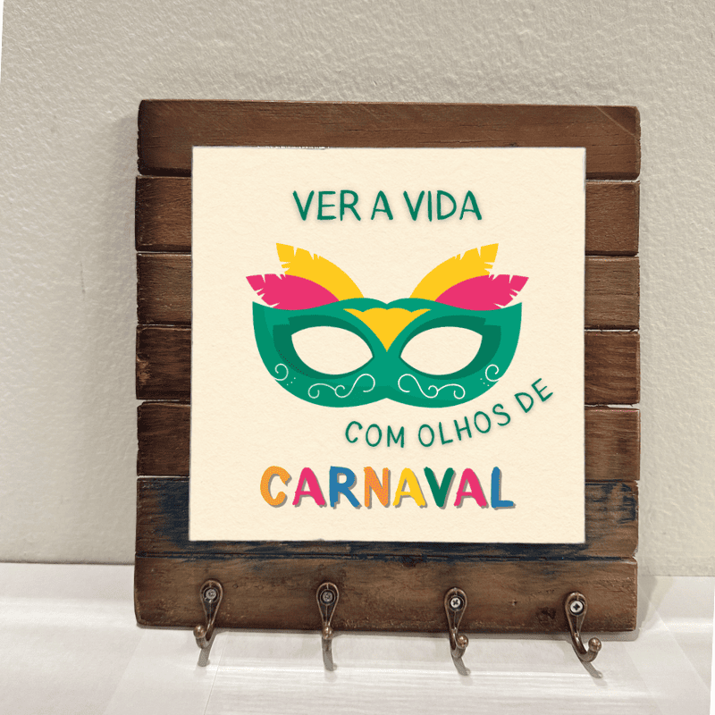 Azulejo Decorativo - Olhos de Carnaval - Imagem 3