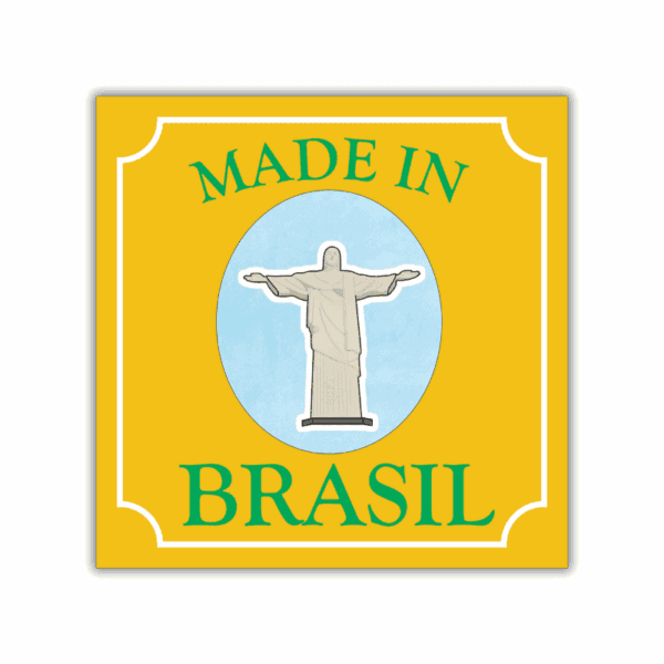 Arte do azulejo decorativo Cristo Redentor Made in Brasil