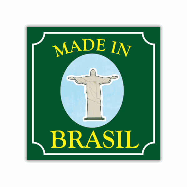 Arte do azulejo decorativo Cristo Redentor Made in Brasil