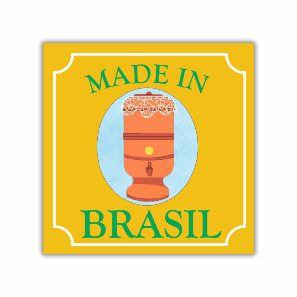Arte do azulejo decorativo Filtro de Barro Made in Brasil