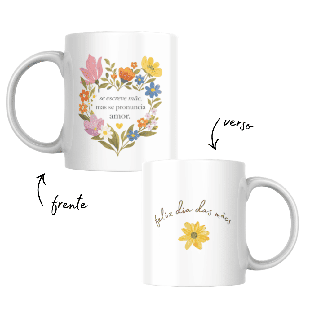 Caneca - Se Escreve Mãe - Imagem 2