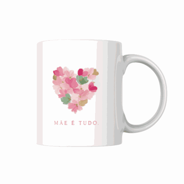 Arte da caneca Personalizada Mãe com Foto