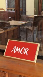 Azulejo Decorativo Romântico “AMOR”