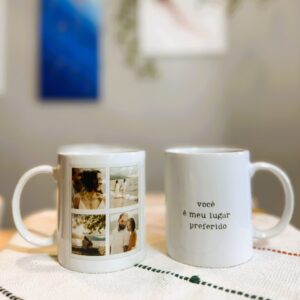 Combo de Canecas Personalizadas “Você é Meu Lugar Preferido”