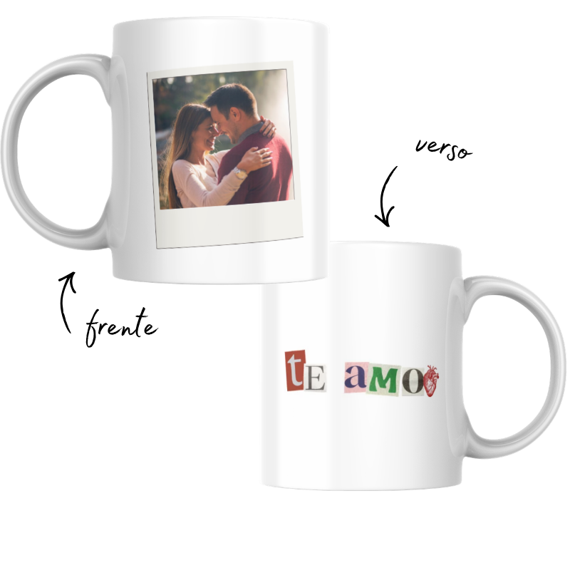 Combo de Canecas Personalizadas para Casal “Te Amo” - Imagem 2