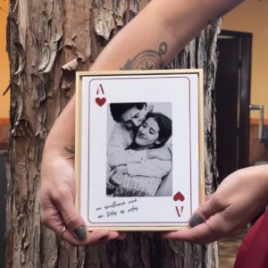 Azulejo Personalizado Carta Baralho – Casal