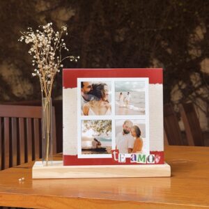 Azulejo Personalizado com Fotos para Casal “Te Amo”